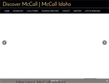 Tablet Screenshot of discovermccall.com